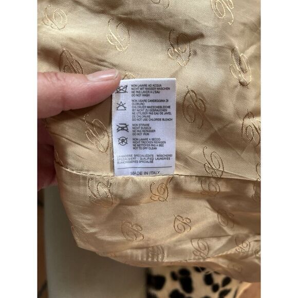 Blumarine 2012 Collection Fur Cheetah Print Chic Peplum Jacket Women’s S Italy - Picture 11 of 16